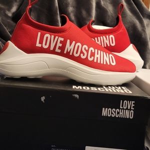 Moschino slip on shoes